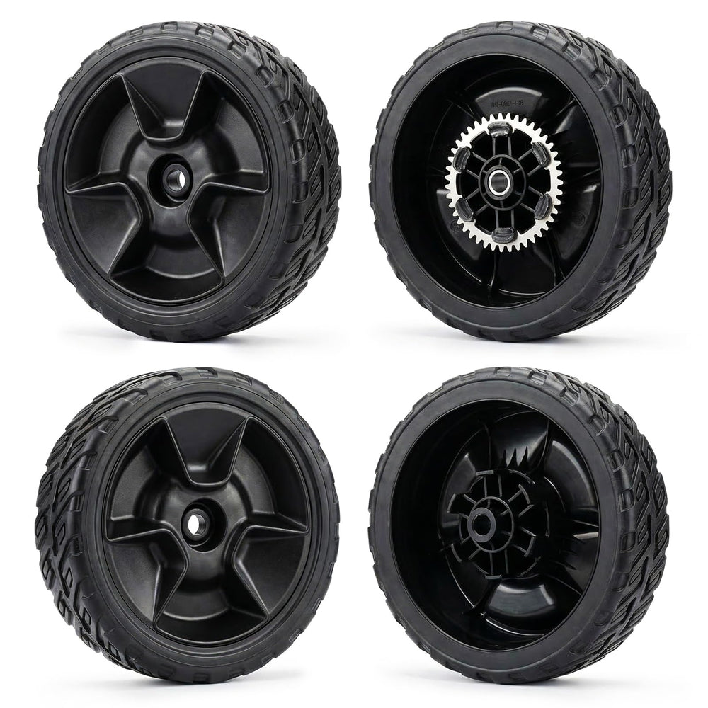 Replizo front wheel packaged showing fit and quick replacement benefit