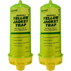 RESCUE! front view of yellowjacket trap showing durable design and easy setup benefit