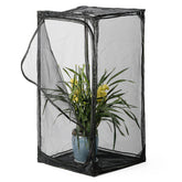 RESTCLOUD front view of cage showing sturdy frame and fine mesh protecting insects