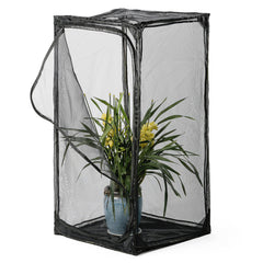 RESTCLOUD front view of cage showing sturdy frame and fine mesh protecting insects