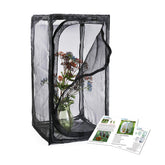 RESTCLOUD front view lifted showing tall protective enclosure and easy access