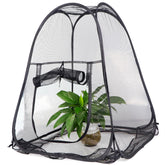 RESTCLOUD front view of pop-up mesh cover showing full protection benefit