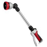 RESTMO front profile of metal hose wand showing robust construction and length for reach