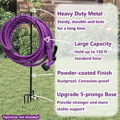 Rexwnadu close-up of five-prong base demonstrating improved stability in soil