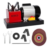 RFRYZE front view showing grinder and included accessories for quick setup