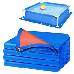 RGJ front view of 18ft pool tarp showing full coverage benefit