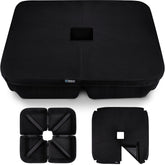 Rhino BaseMate front view showing square base securing umbrella for stability