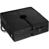 Rhino BaseMate front view showing square bag stabilizing umbrella