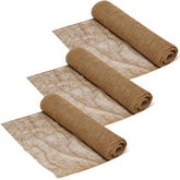 Riakrum front view of three burlap rolls showing full package and value