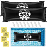 Riare front view of two pack pool pillows showing durable construction and winter protection