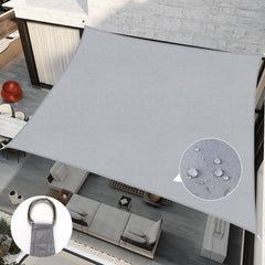 RICHIE front view of 12x12 canopy showing durable shade and modern look