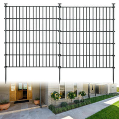 richmen front view showing full 10-panel run and tidy boundary