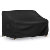 Richwon front view of covered sofa showing full protection and neat fit