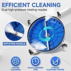 RIDGE WASHER dual-handle controls demonstrating ergonomic balance and stability