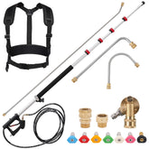 RIDGE WASHER front packaging showing full telescoping kit and components for easy identification