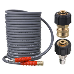 RIDGE WASHER front packaging showing hose and included adapters, durable replacement