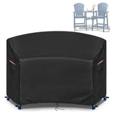Rilime front view of cover over two Adirondack chairs protecting from weather
