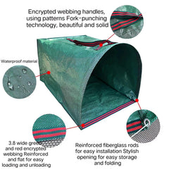 RISETEX folded collapsed bag for compact storage and space saving