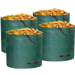 RISETEX front view of 4-pack showing durable yard waste bags and large capacity
