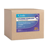Robelle bag front view showing product label and benefit of longer chlorine life
