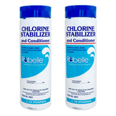 Robelle front packaging 2-pack showing label and size for reliable pool stabilization