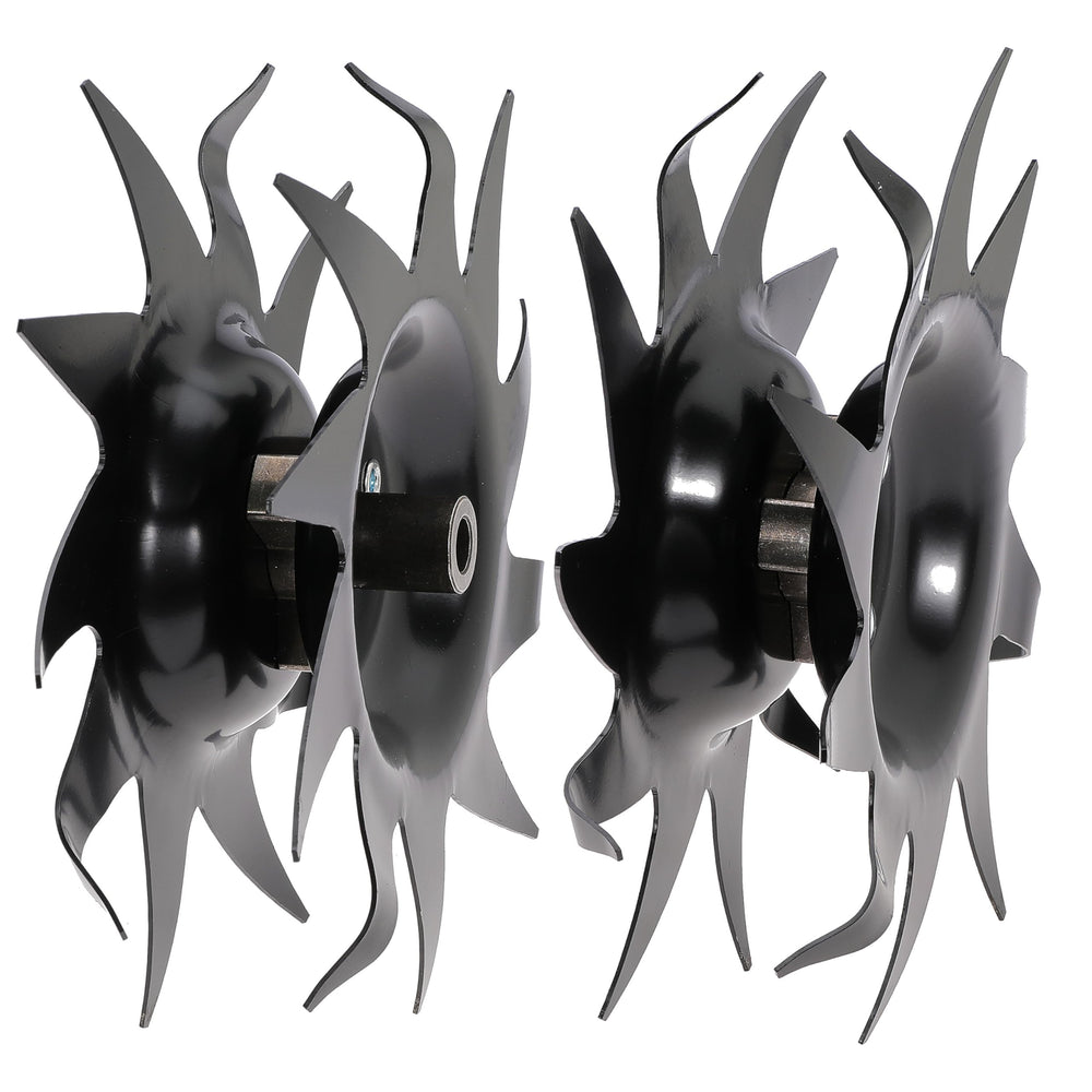 Rockheel front view of replacement tines showing shape and fit benefits