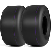 RONPOW front profile of tire showing smooth turf tread and consistent contact