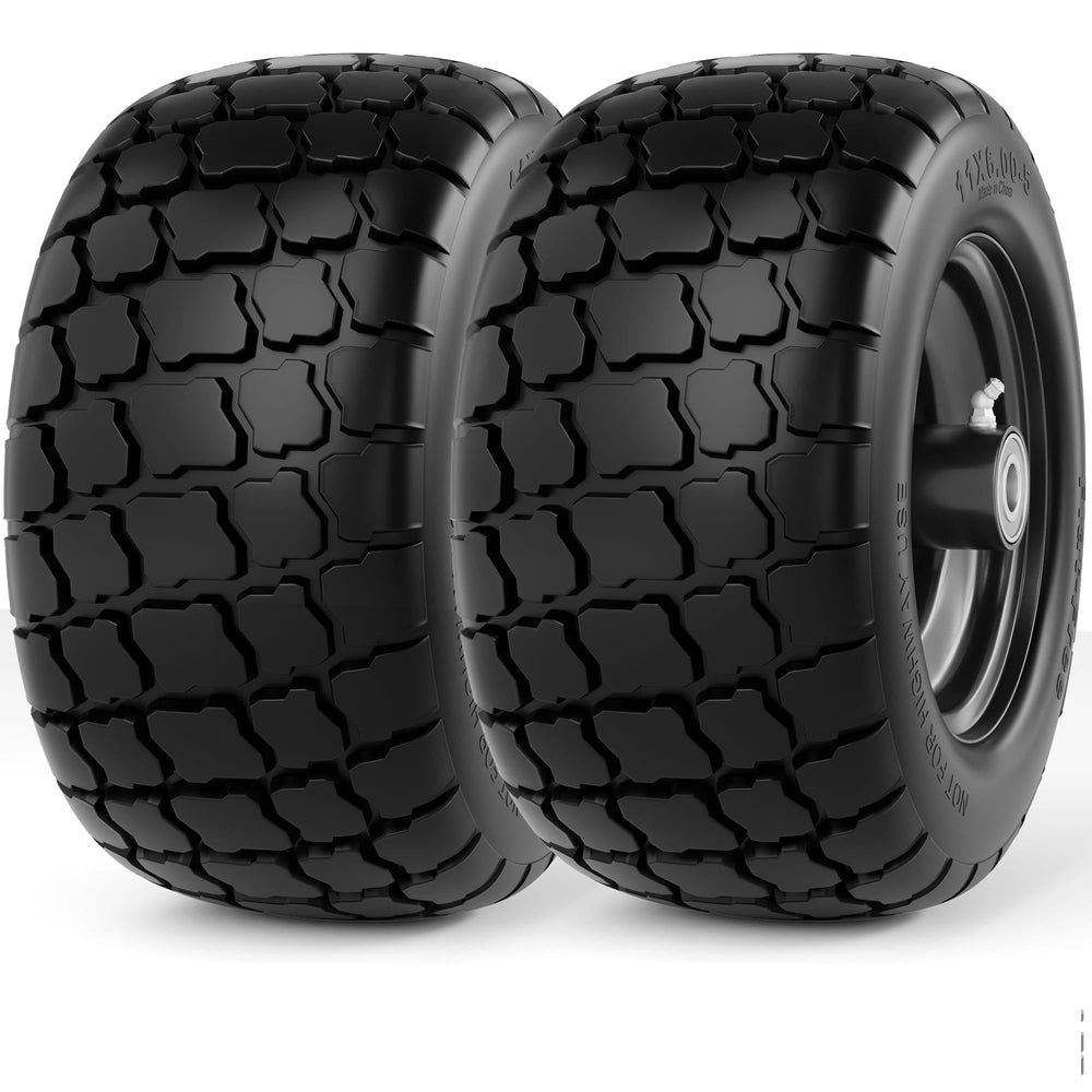 RONPOW front view complete wheel assembly showing durable construction and immediate replacement benefit