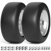 RONPOW front view wheel assembly showing complete tire and rim, durable replacement