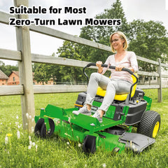 RONPOW side profile mounted on mower illustrating improved stability