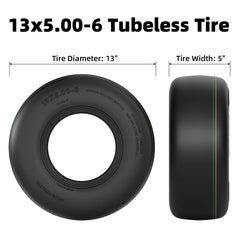 RONPOW close-up of side tread showing durable rubber and puncture resistance benefit