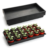 RooTrimmer front view of tray showing full 1020 footprint and stable rim benefit
