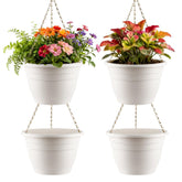 RooTrimmer front view white 10-inch planter showing clean styling and easy installation