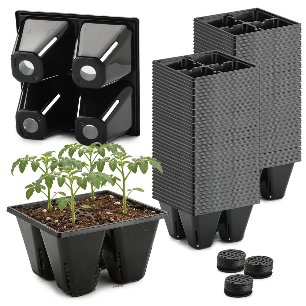 RooTrimmer front view of 4-cell tray showing sturdy design and durability