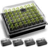 RooTrimmer front pack showing tray and dome for organized seed starting