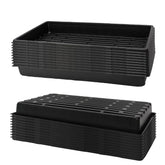 RooTrimmer front view tray stack showing durable reusable flats