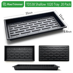 RooTrimmer tray holding 72/128 plug trays securely to prevent shifting during transport