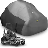 Rosefray front view showing full mower coverage and weather protection
