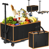 ROSONG front view of wagon open shows large capacity and easy access