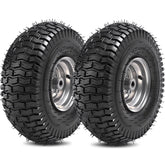RRQ front wheel assembly front view showing tire and rim, durable replacement