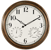 Rsobl front view bronze frame clock showing clear time and style