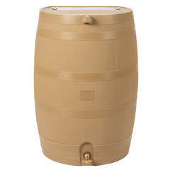 RTS Home Accents oak front view showing full barrel and neat outdoor look