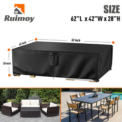 Ruimoy close-up of 600D fabric and sealed seam for durability