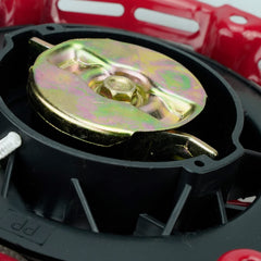 Ruma adjustable carburetor close-up highlighting sediment bowl and longer service life
