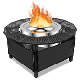 Runant front view assembled showing full 360° tabletop and safe perimeter benefit