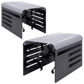 RunNico front view of two pump covers showing protective shape and fit benefit