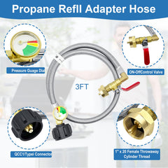 Runtticoon stainless-steel braided hose close-up demonstrating durable construction and abrasion resistance
