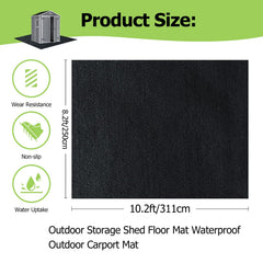 RUNZEG close-up of felt top showing absorbent texture for trapping water and oil