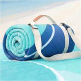 RYCHIC front view showing full blanket and compact carry convenience