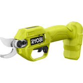 RYOBI pruner front view showing compact design and easy handling